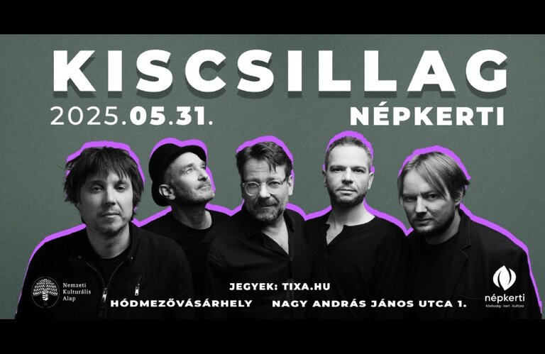 Kiscsillag koncert lesz a Népkertiben