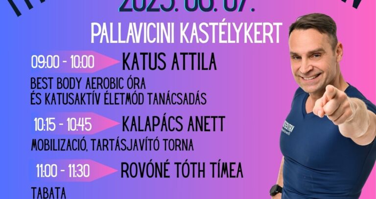 III. Tornamaraton 2025 – Mozgásra hív a Pallavicini Kastélykert