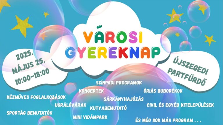 Szegedi gyermeknap a parton
