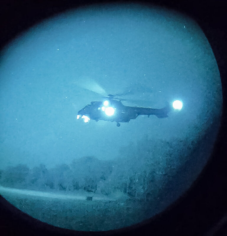 Helikopterek a levegőben éjjel is Vásárhely felett