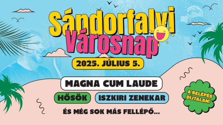 Városnapok kezdődnek ma Sándorfalván