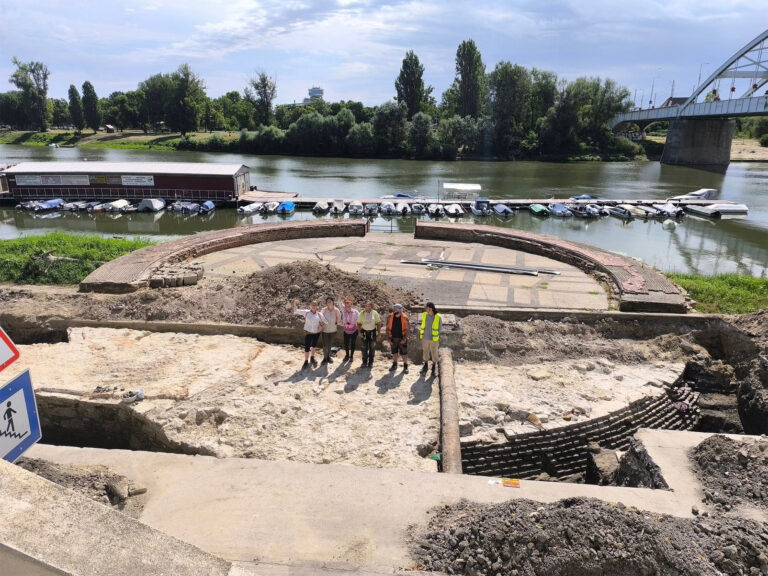 Teljes egészében látható az egykori szegedi vár rondellája