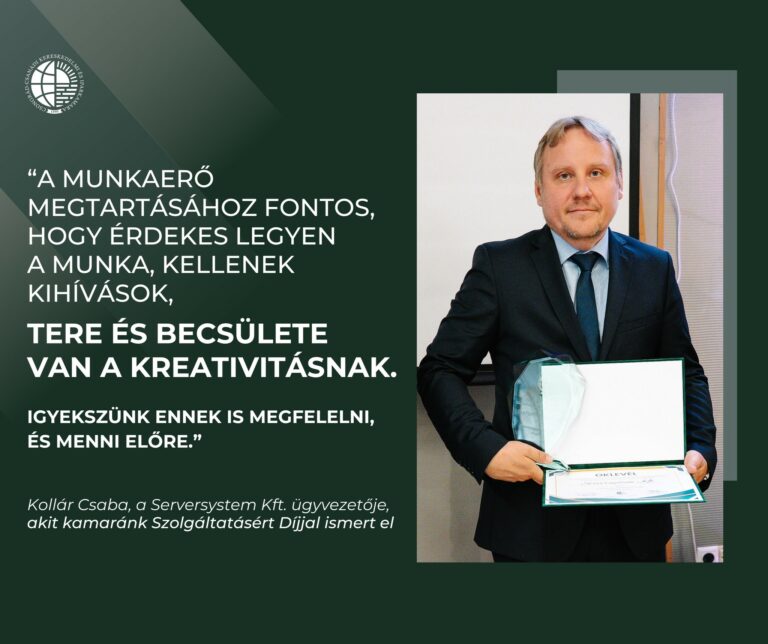 Díjakat adott át a Csongrád-Csanádi Kereskedelmi és Iparkamara