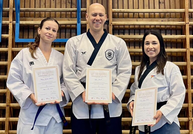 Sikeres bírói vizsgát tett a Máté Taekwondo három sportolója
