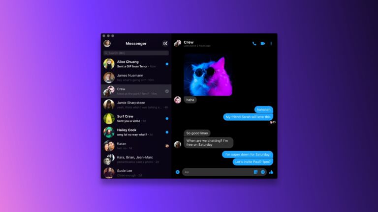 Leállítja asztali Messenger alkalmazásait a Meta