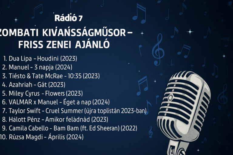 🎶 Szombati Kívánságműsor – Zenei Ajánló a Rádió 7-től