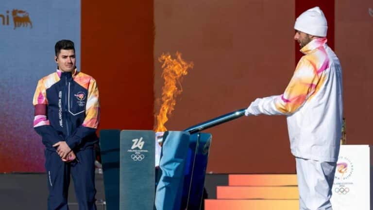 Megkezdte olaszországi körútját a téli olimpiai láng