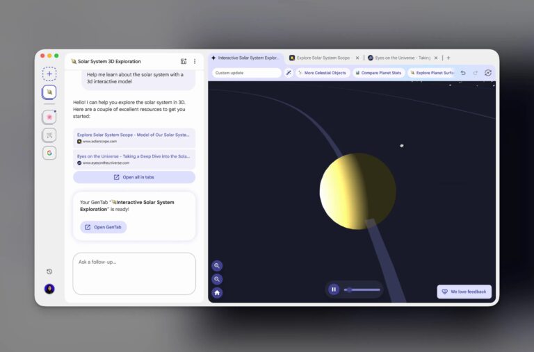 A Google is belép az AI-alapú böngészők piacára