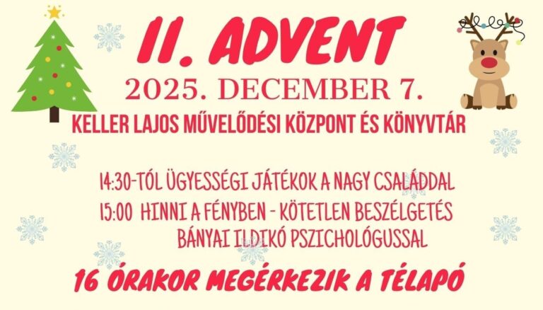 Gazdag második Advent készül Mindszenten