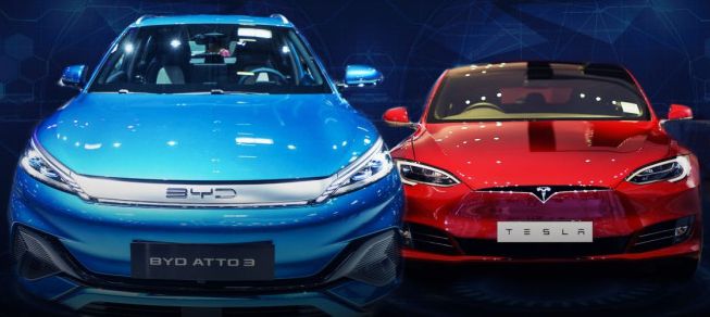 A BYD beelőzte a Teslát