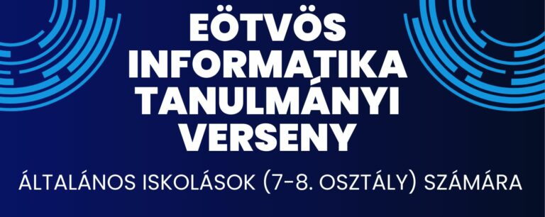 Informatikai versenyt hirdet az Eötvös