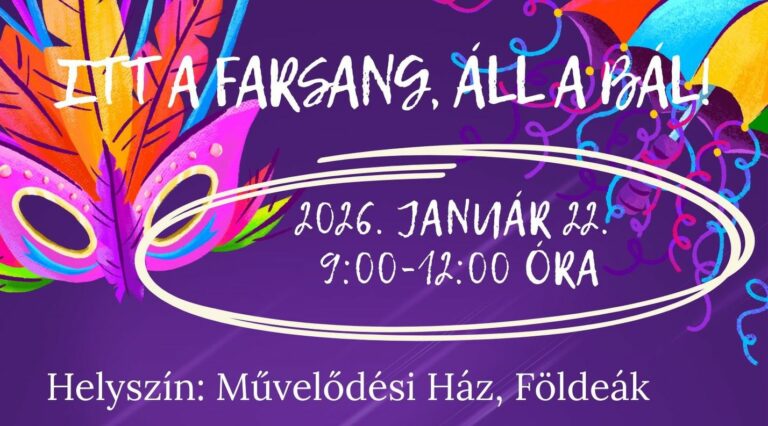 Farsangra készülnek Földeákon