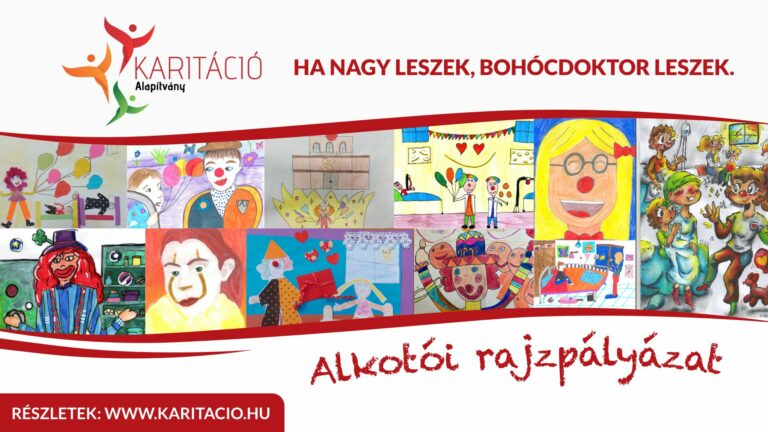 „Ha nagy leszek, bohócdoktor leszek!” – újra rajzpályázatot hirdet a Karitáció Alapítvány