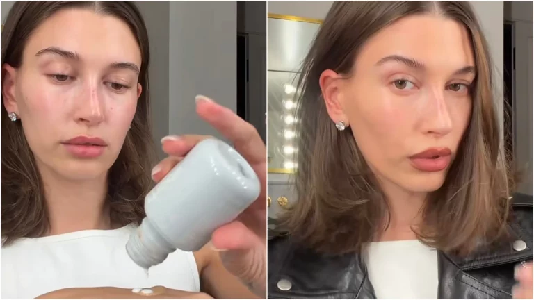 Hailey Bieber tavaszi sminkje 2026-ban: a friss bőr és az elmosott ajkak hódítása