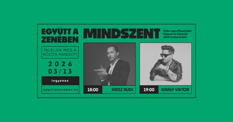 Ingyenes koncert Mindszenten Krisz Rudival és Király Viktorral
