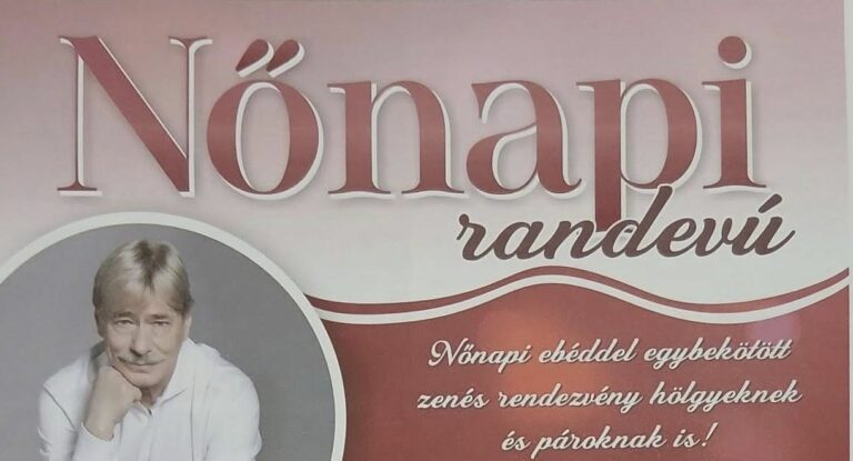 Nőnapi randevú ebéddel és zenével Maroslelén