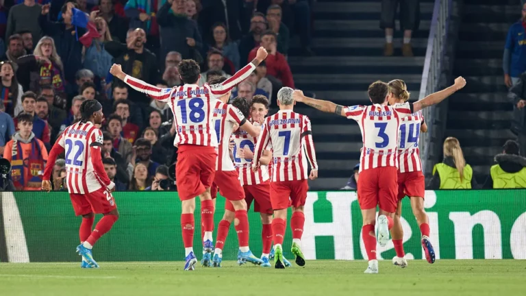 Az Atlético kétgólos előnyt szerzett Barcelonában