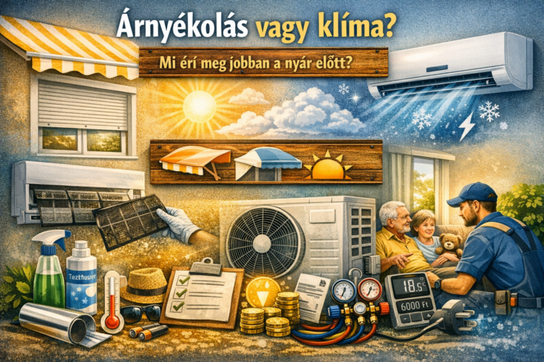 Okos otthon – okos pénz: árnyékolás vagy klíma? (2.rész)