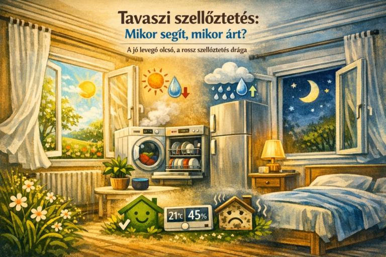 Okos otthon – okos pénz: Tavaszi szellőztetés (6. rész)