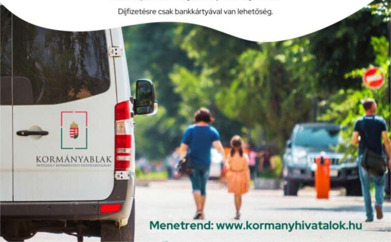 Kormányablak busz érkezik Székkutasra!