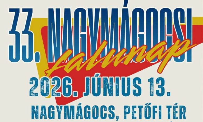 Szombaton rendezik meg a 33. Nagymágocsi Falunapot
