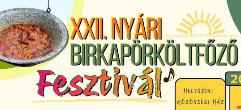 Megyénktől kettő, Kistelektől egy kőhajításnyira remek fesztivál készül