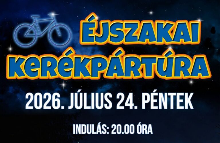 Éjszakai kerékpártúrára várják a bringásokat Makón
