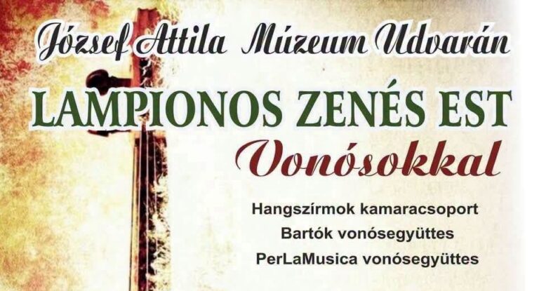 Egy varázslatos nyári este zenével, lampionokkal és különleges hangulattal!