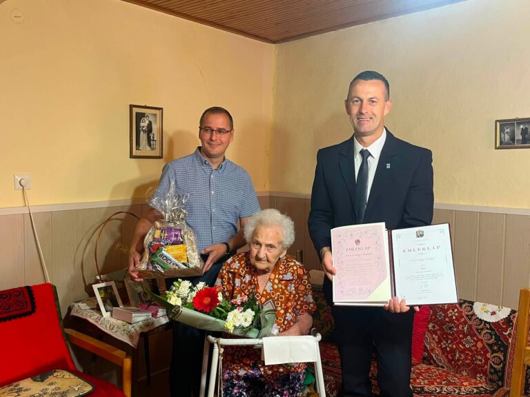 Százéves lett a település legidősebb lakója