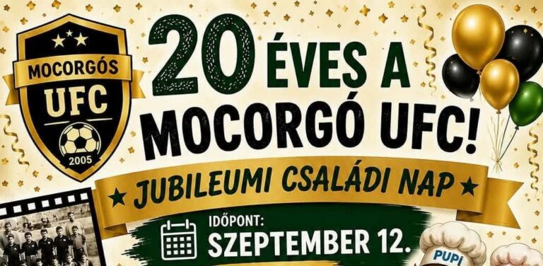 Húszéves a Mocorgós UFC – egész napos családi programmal ünnepelnek Mindszenten