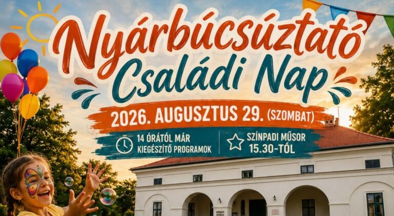 Nyárbúcsúztató Családi Napra várják a kiszomboriakat