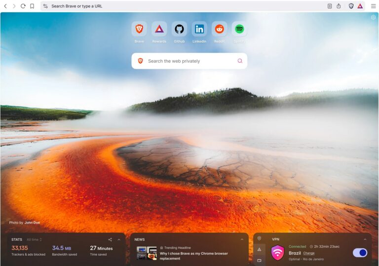 A Brave mérései szerint lekörözi a Chrome-ot és a Firefoxot sebességben