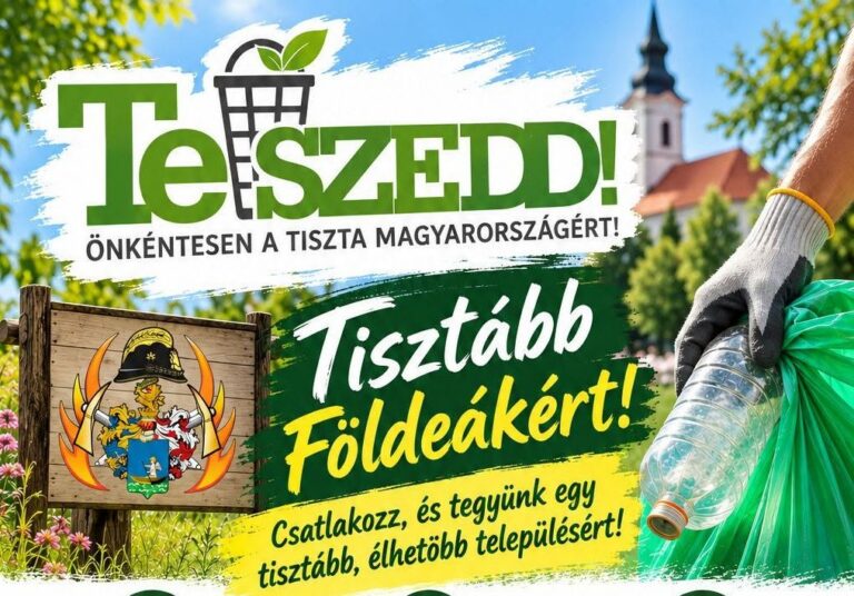 Tisztább Földeákért fognak össze az önkéntesek – szemétszedési akciót szerveznek vasárnap